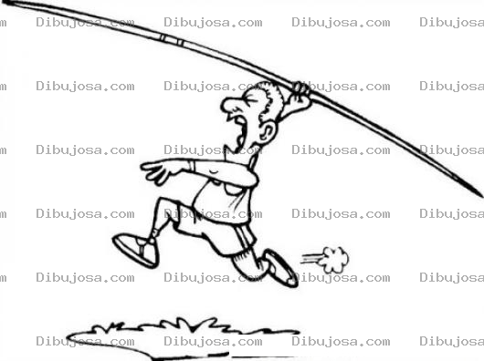 Dibujo para colorear Jabalinista Para Colorear Tiro De Jablina