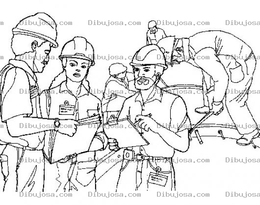 Dibujo para colorear Ingenieros Civiles Dibujo De Arquitectos E Ingenieros Para Pintar Y Colorear