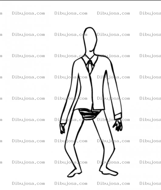 Dibujo para colorear Peter Angula Con Saco Corbata Y Calzoneta Para Pintar Y Colorear A Pepe La Anguila De Pichyboys