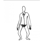 Dibujo para colorear Peter Angula Con Saco Corbata Y Calzoneta Para Pintar Y Colorear A Pepe La Anguila De Pichyboys