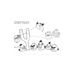 Dibujo para colorear Juego De Angrybirds En Dibujo Para Colorear A Los Angry Birds
