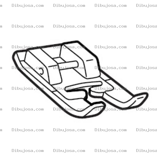 Dibujo para colorear Pie De Maquina De Escribir Para Colorear