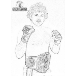Dibujo para colorear Benaskren Coloring Page Dibujo De Ben Askren Para Pintar Y Colorear Campeon De Bellator