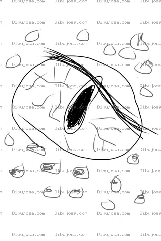 Dibujo para colorear Ojo De Dinosaurio Para Colorear