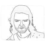 Dibujo para colorear Ricardoarjona Dibujo De Arjona Para Pintar Y Colorear A Ricardo Arjona
