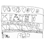 Dibujo para colorear Closet De Ninos Dibujo De Un Armario De Ropa Infantil Para Pintar Y Colorear