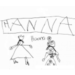 Dibujo para colorear Hanna Dibujo De La Reyna Hanna Para Pintar Y Colorear