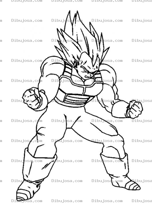 Dibujo para colorear Dibujo De Dragon Ball Para Pintar Y Colorear