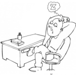 Dibujo para colorear Que Hace Un Auxiliar Administrativo En Su Trabajo