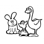 Dibujo para colorear Colorear Animales de Granja