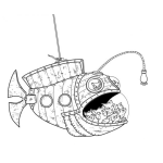 Dibujo para colorear Pescado De Troya Para Pintar Y Colorear Pescadorobot Robotpescado
