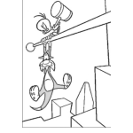 Dibujo para colorear Colorear A Silvestre Con Piolin