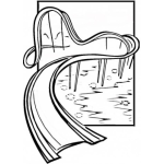 Dibujo para colorear Dibujo De Montana Rusa Para Colorear