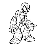 Dibujo para colorear El Hijo De Spiderman Para Pintar Y Colorear Al Hijo Del Hombre Arana Para Colorear A Spiderman Junior