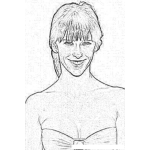 Dibujo para colorear Jennifer Love Hewitt Coloring Page