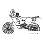 Dibujo para colorear Moto De Enduro Para Colorear