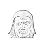 Dibujo para colorear Genghis Khan Coloring Page