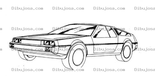 Dibujo para colorear Auto Deportivo Viejo Para Pintar Y Colorear
