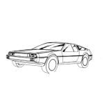 Dibujo para colorear Auto Deportivo Viejo Para Pintar Y Colorear