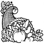 Dibujo para colorear Cuerno De La Prosperidad Y La Abundancia Para Pintar Y Colorear