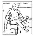 Dibujo para colorear Personaje De Star Trek Para Pintar Y Colorear