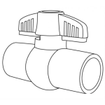 Dibujo para colorear Valvula Pvc Dibujo De Una Llave De Paso Plastica Para Tuberia De Pvc