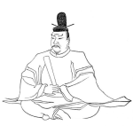 Dibujo para colorear Dibujo De Chino Sentado En El Piso Para Pintar Y Colorear
