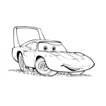 Dibujo para colorear Pintar carro con cola de pato