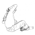 Dibujo para colorear Dibujo De Prisionero Engrilletado Y Torturado Para Pintar Y Colorear