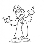 Dibujo para colorear Dibujo De Doctor Dando Clases Para Pintar Y Colorear Medico Profesor