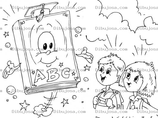 Dibujo para colorear Libro Abc Para Pintar Y Colorear El Libro Del A B C