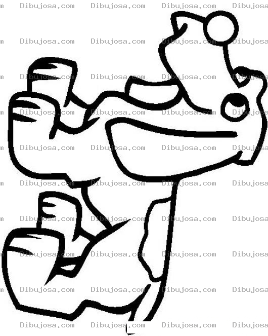Dibujo para colorear Perrito Sahueso Para Colorear