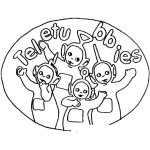 Dibujo para colorear Colorear A Los Teletubbies