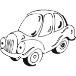 Dibujo para colorear Dibujo De Carro Con Ojos Para Colorear