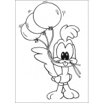Dibujo para colorear Correcaminos Bebe Para Pintar Y Colorear