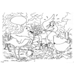 Dibujo para colorear Dibujo De Aves Jardineras Para Pintar Y Colorear