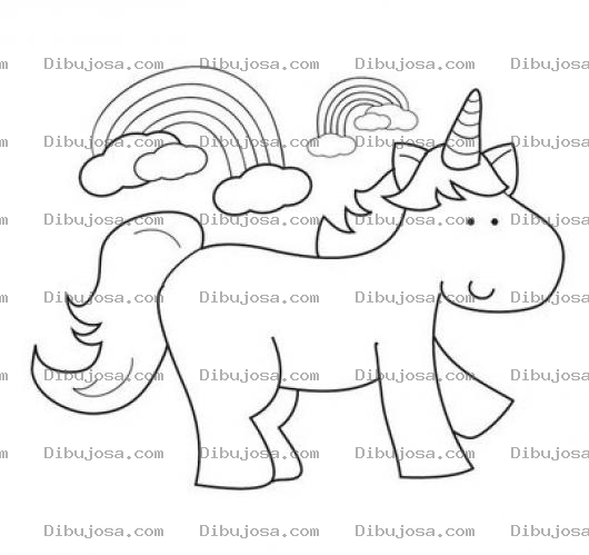 Dibujo para colorear Colorear Pony Unicornio