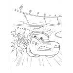 Dibujo para colorear Pintar neumatico pinchado