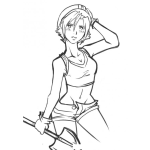 Dibujo para colorear Chica Trabajando Dibujo De Mujer Trabajadora Para Colorear