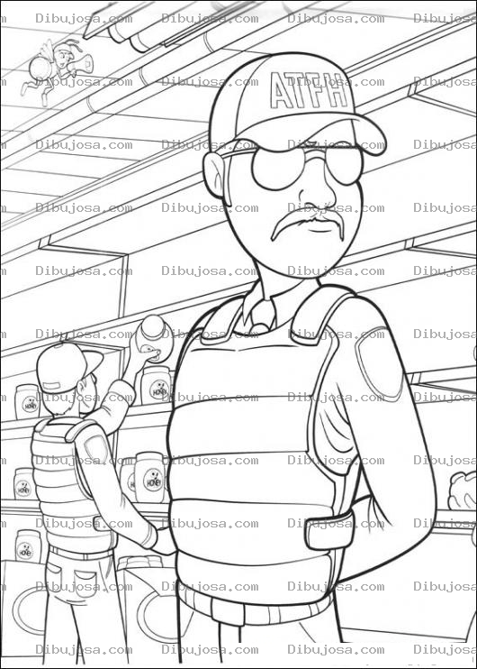 Dibujo para colorear Colorear Supervisor