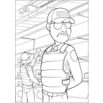 Dibujo para colorear Colorear Supervisor