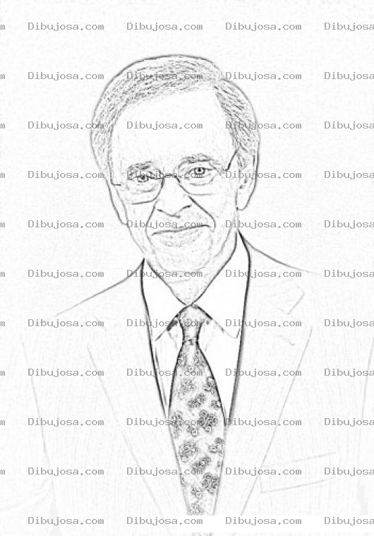 Dibujo para colorear Encontacto.org Dibujo De Charls Stanley De En Contacto Con El Doctor Charles Stanley Para Pintar Y Colorear