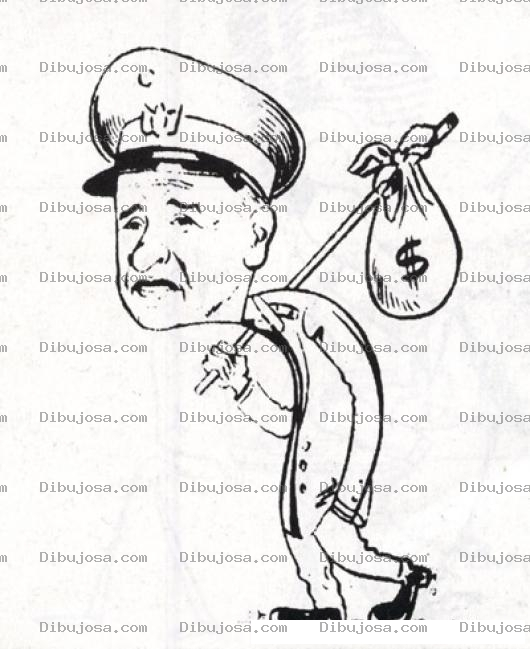 Dibujo para colorear Dibujo De Policia Despedido Para Pintar Y Colorear