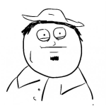 Dibujo para colorear Dibujo De Campesino Gordito Para Pintar Y Colorear