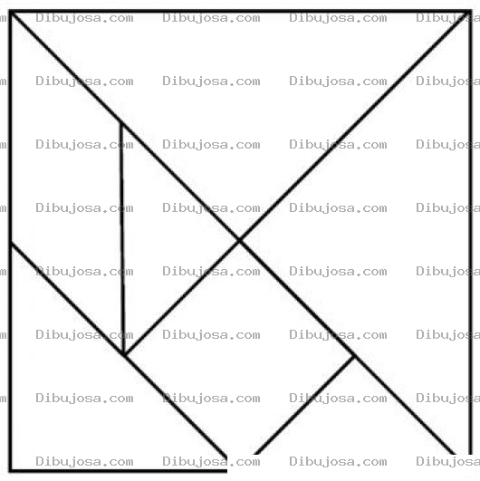 Dibujo para colorear Rompecabeza De Figuras Geometricas Para Imprimir Recortar Pintar Y Colorear