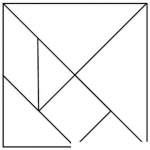 Dibujo para colorear Rompecabeza De Figuras Geometricas Para Imprimir Recortar Pintar Y Colorear