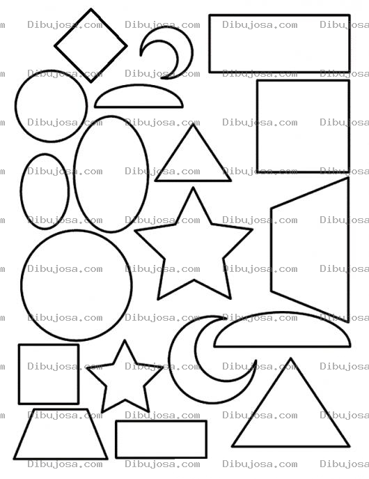 Dibujo para colorear Colorear Figuras Geometricas