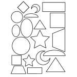 Dibujo para colorear Colorear Figuras Geometricas