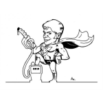 Dibujo para colorear Super Gasolinero Para Pintar Y Colorear