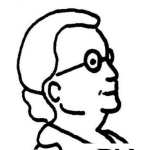 Dibujo para colorear Cara De Abuelita Para Colorear